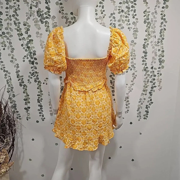 Show Me Your Mumu Women's Sophie Floral Print Mini Dress Sz Small - Picture 7 of 12